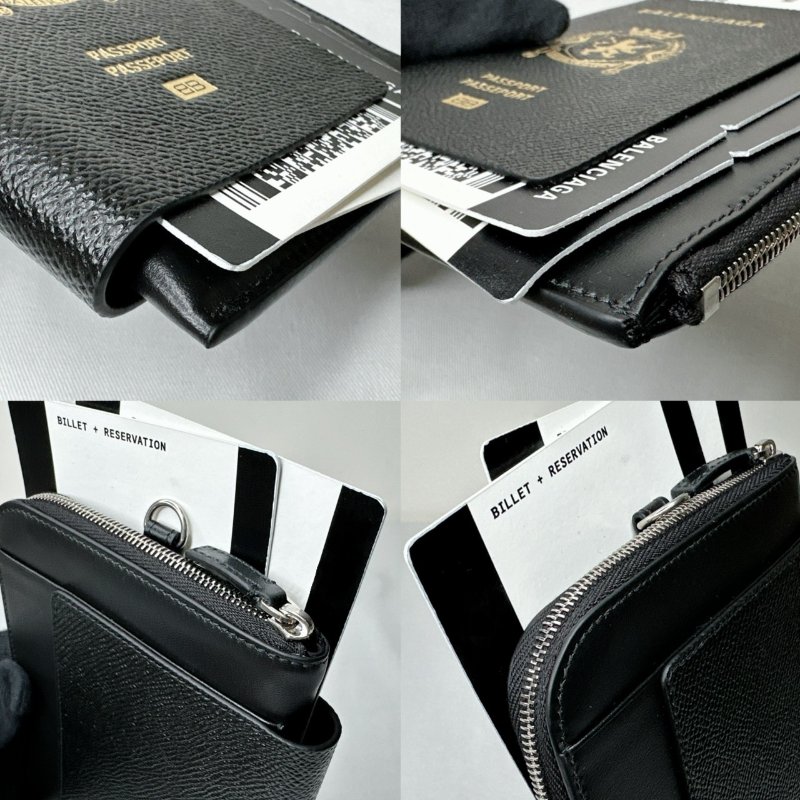 BALENCIAGA 護照機票掛繩卡包-8