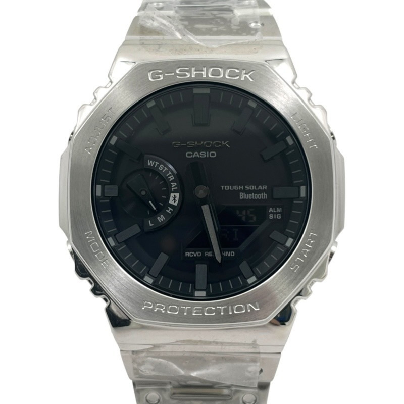 卡西歐 G-SHOCK GM-B2100D-1AER 男士不鏽鋼堅固太陽能全金屬手錶-0