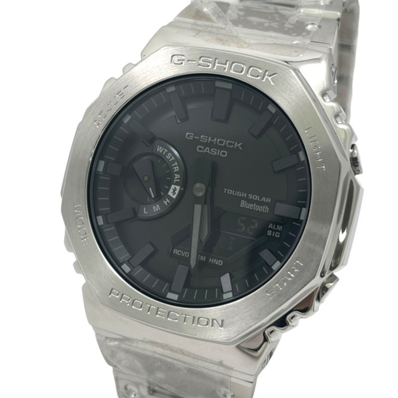 卡西歐 G-SHOCK GM-B2100D-1AER 男士不鏽鋼堅固太陽能全金屬手錶-1