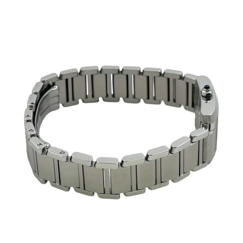 卡地亞 Tank Française SM W51008Q3 不鏽鋼女士石英腕錶-4