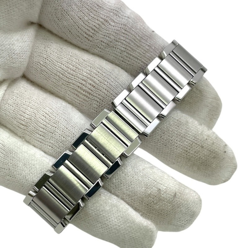 卡地亞 Tank Française SM W51008Q3 不鏽鋼女士石英腕錶-7