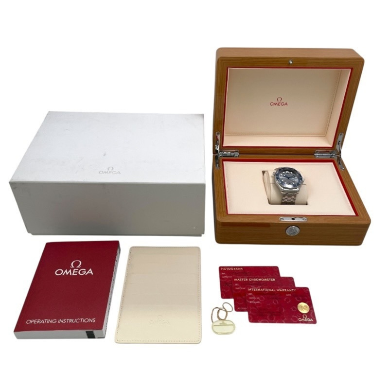 歐米茄海馬300腕錶 210.30.42.20.06.001 不鏽鋼男士自動同軸至臻天文台潛水錶-8