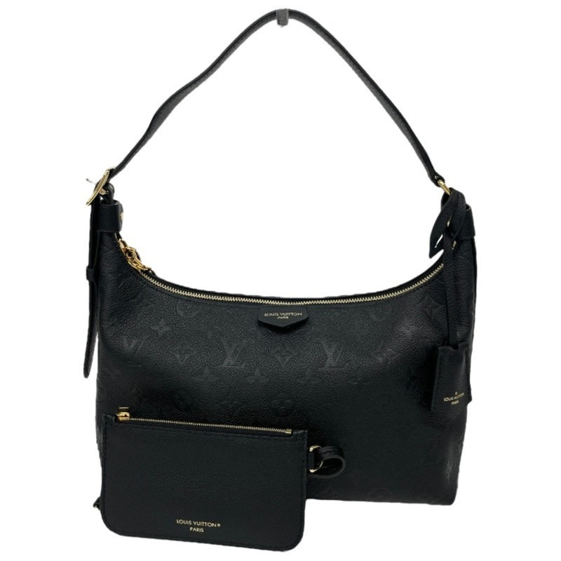 LOUIS VUITTON Sac Sport M46610 皮革肩包,女款,Monogram Empreinte Noir,黑色,肩肩-0