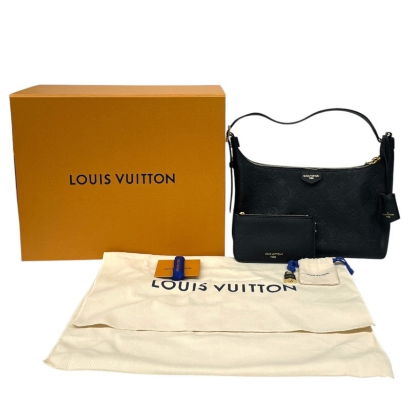 LOUIS VUITTON Sac Sport M46610 皮革肩包,女款,Monogram Empreinte Noir,黑色,肩肩-11