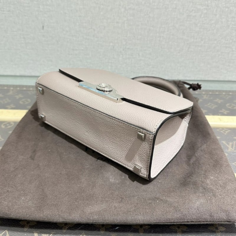 MOYNAT 藕粉色Pejane手提肩背斜背包20*21*8  98新配件塵袋-1
