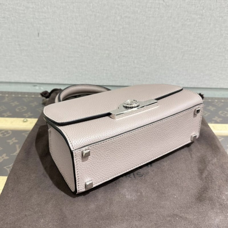 MOYNAT 藕粉色Pejane手提肩背斜背包20*21*8  98新配件塵袋-3
