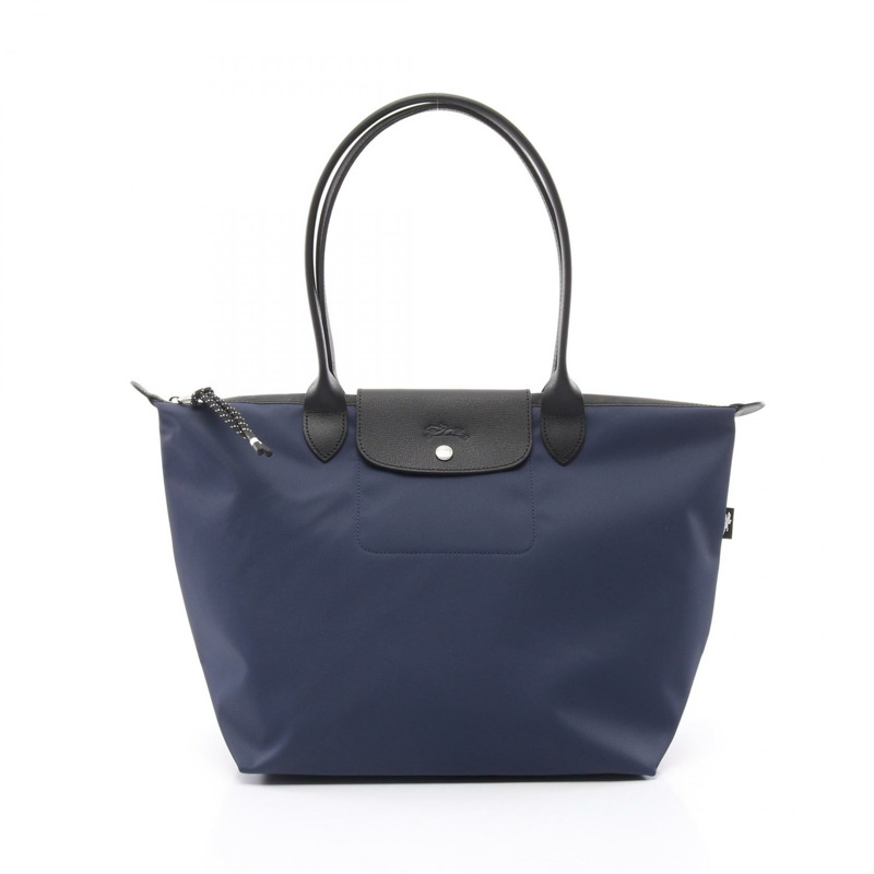 Longchamp Le Pliage Energy L 托特包 L1899HSR006 尼龍帆布 海軍藍/黑色 全新 女士-0