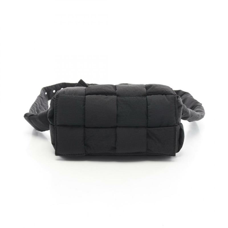 BOTTEGA VENETA PADDED CASSETTE 腰包 679763 尼龍 黑色 二手 男女通用-0