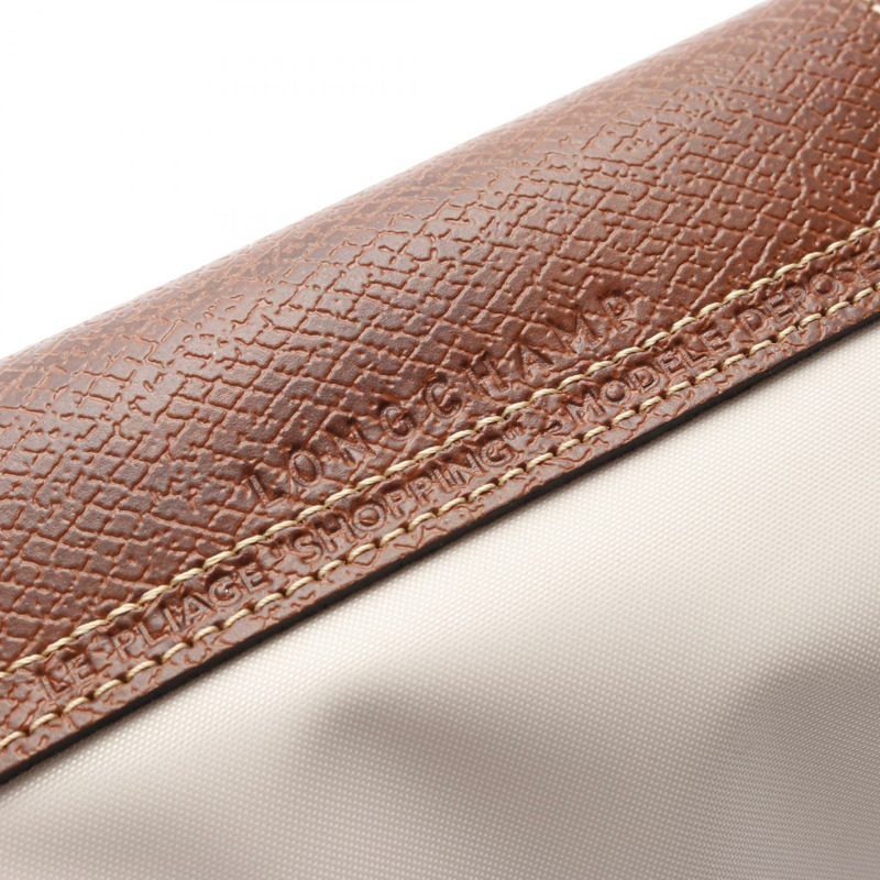 Longchamp Le Pliage Original L 托特包 L1899089P71 帆布皮革米棕色全新女款-3