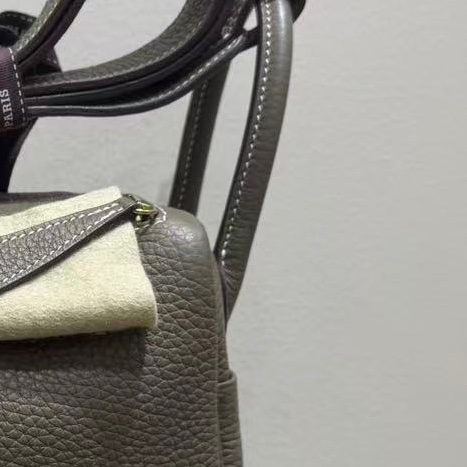 愛馬仕 Hermes 99 mini lindy 大象灰金扣 手袋 斜挎包-8