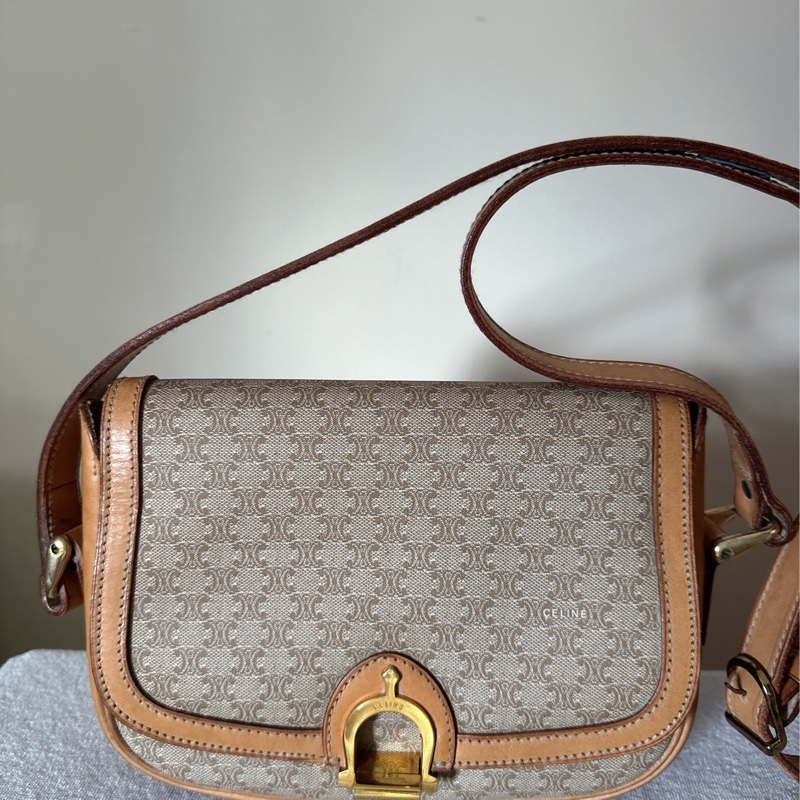 Celine Vintage Macadam crossbody bag-5