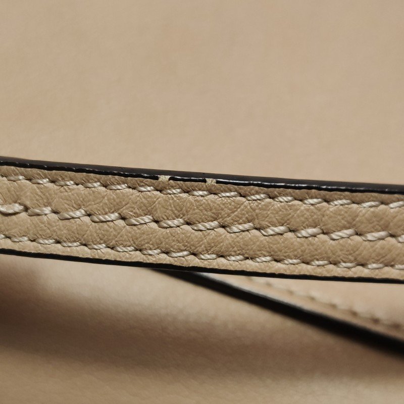 Chloe Nile 小號 牛皮 翻毛皮 純色 圓環 手柄 斜背包 單肩包-11