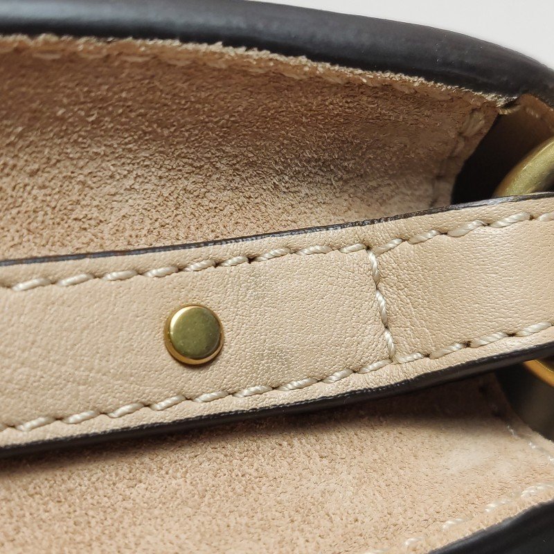 Chloe Nile 小號 牛皮 翻毛皮 純色 圓環 手柄 斜背包 單肩包-19