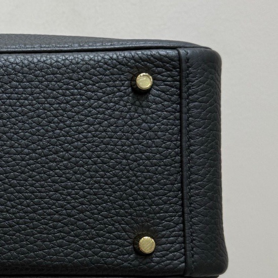 愛馬仕 Hermes mini lindy黑色金扣 手袋 斜挎包-7