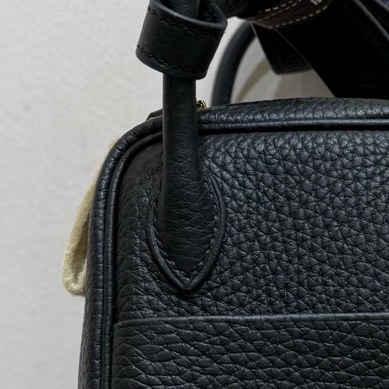 愛馬仕 Hermes mini lindy黑色金扣 手袋 斜挎包-8