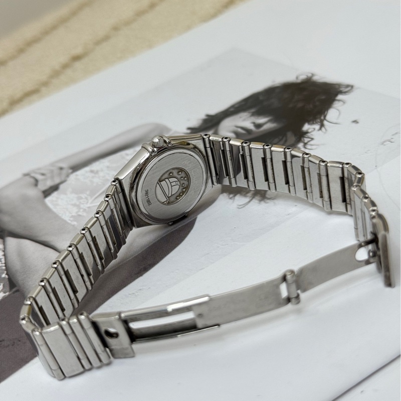 歐米茄 omega 星座女表 粉色貝母錶盤 搭配精鋼表殼 watch手錶-2