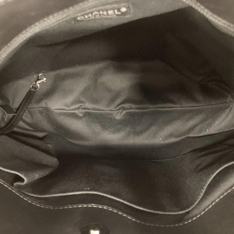 CHANEL 香奈兒 Ultra Stitch 肩包 A66132 皮革 托特包 黑色 銀釦-9