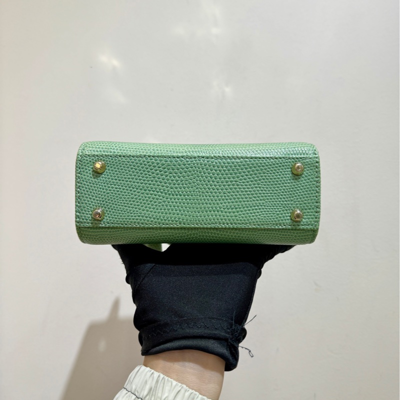 Dior 迪奧 牛油果綠金扣蜥蜴皮Lady Dior戴妃包 經典三格設計  手袋 斜挎包-5