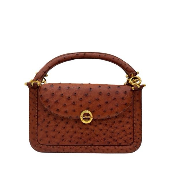 Chloe' 鴕鳥皮手提包-0