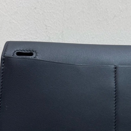 Hermes 愛馬仕 halzan mini單肩 手提包 黑色銀扣手袋 斜挎包-7