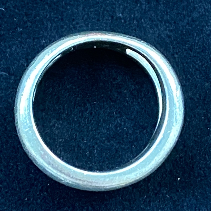 Tiffany & Co 三環純銀戒指-8