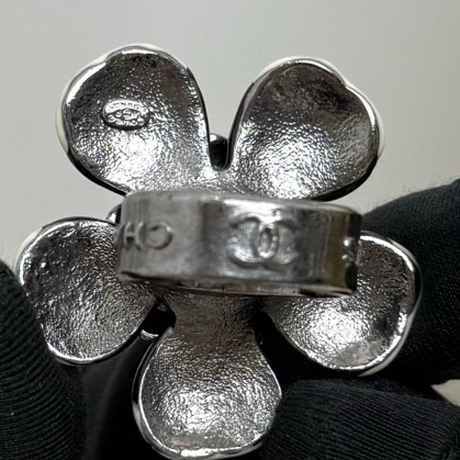 香奈兒 Chanel 06年瓢蟲系列甲殼蟲白琺瑯 戒指ring-7