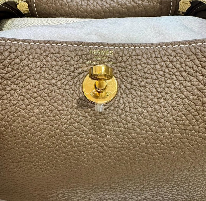 *SHIHNA名牌精品*HERMES 愛馬仕 Mini Lindy 大象灰金釦 B刻-2