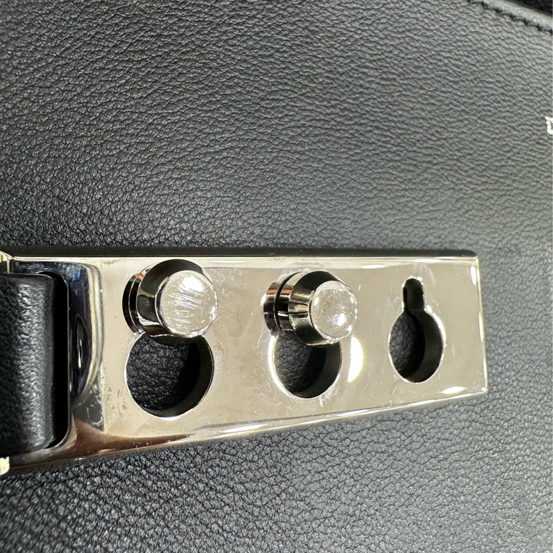 DELVAUX德爾沃Tempete黑銀手提單肩斜背包 尺寸:27.5*10*21-11