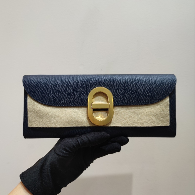 愛馬仕 Hermes Constance to go 藏藍色金扣手拎包 斜挎包-0