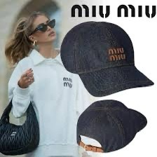 MIU MIU 2025新款 牛仔棒球帽 #S M 碼-2