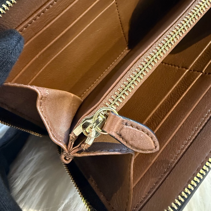 BURBERRY 經典英倫格紋長夾-3