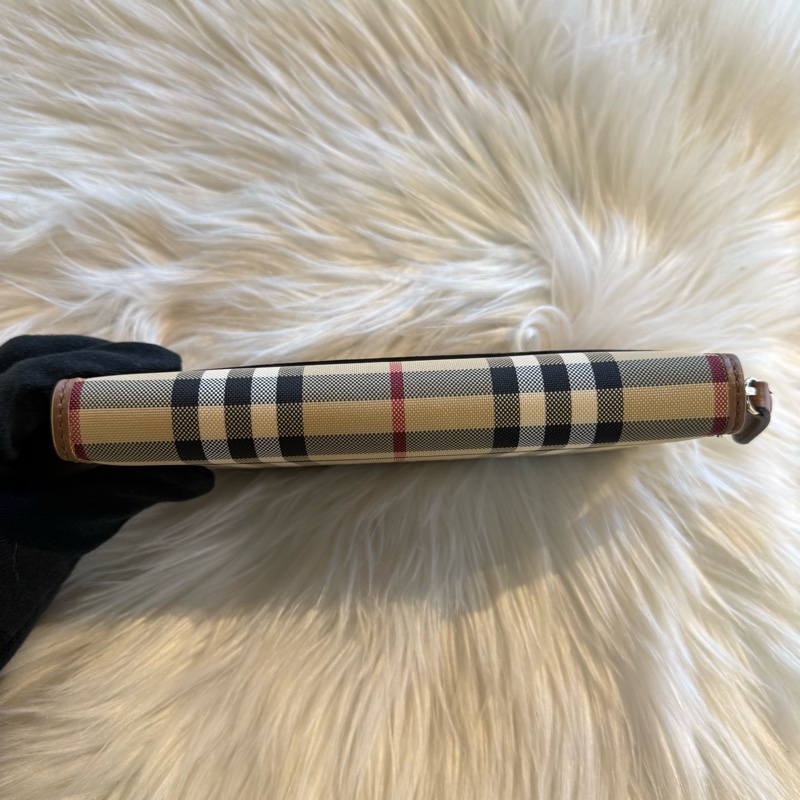 BURBERRY 經典英倫格紋長夾-4