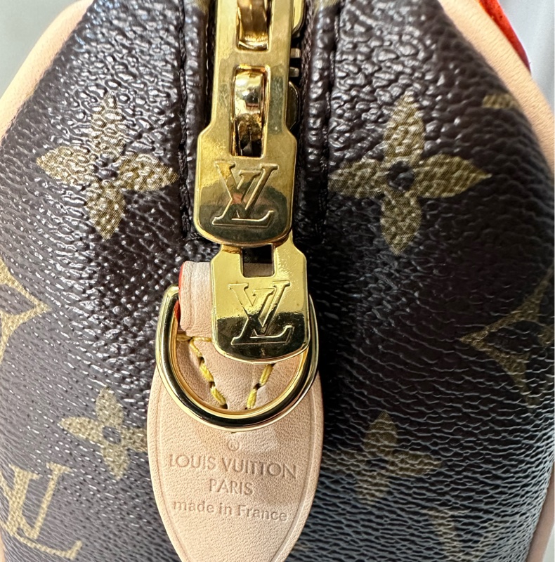 (限時降價)LV 老花粉肩帶 Speedy20波士頓包 手提單肩斜挎包-2