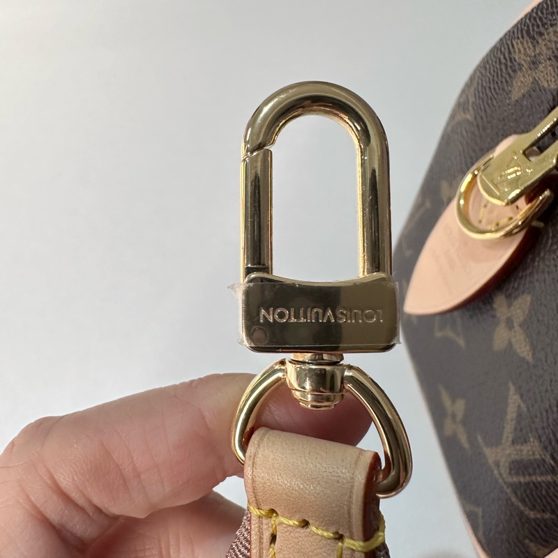 (限時降價)LV 老花粉肩帶 Speedy20波士頓包 手提單肩斜挎包-5