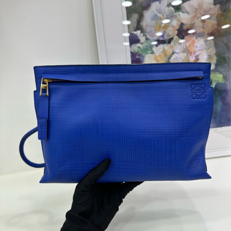 LOEWE 羅意威 拉鍊手拿包 信封包 夾包-10
