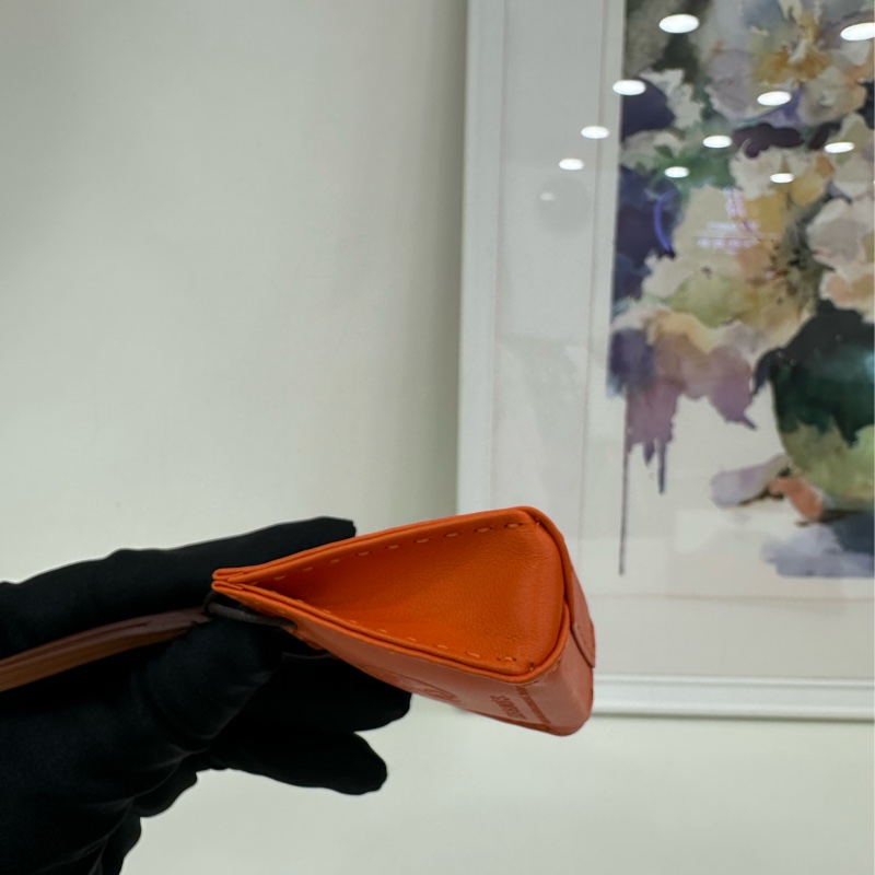 HERMES 愛馬仕 小福袋吊飾 包掛 D刻 閒置-4