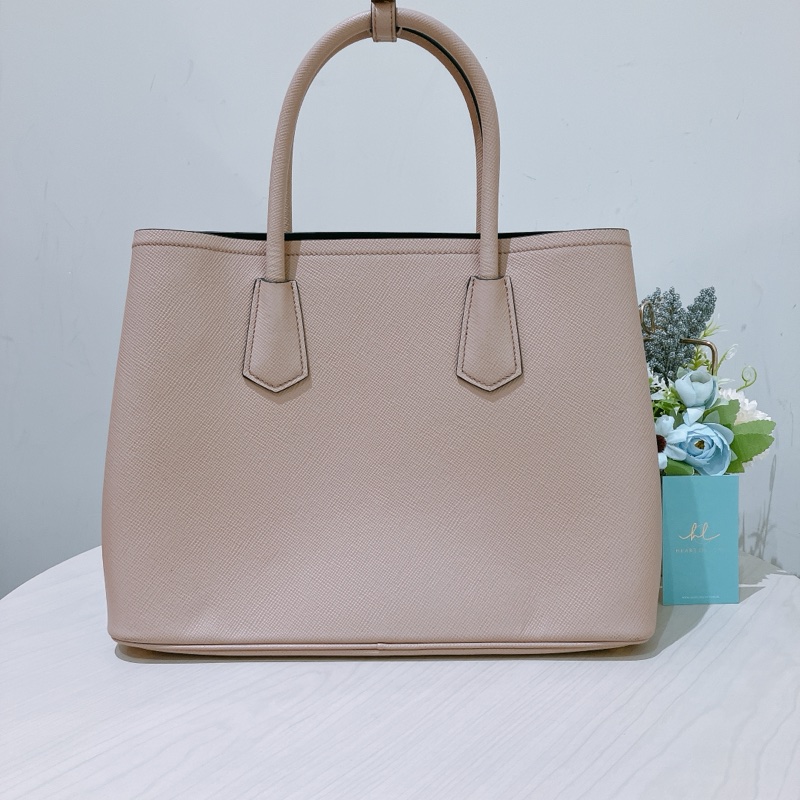 TK1807 Prada 普拉達淡粉色兩用單肩/手提包Saffiano Cuir Shoulder Bag Calfskin-1