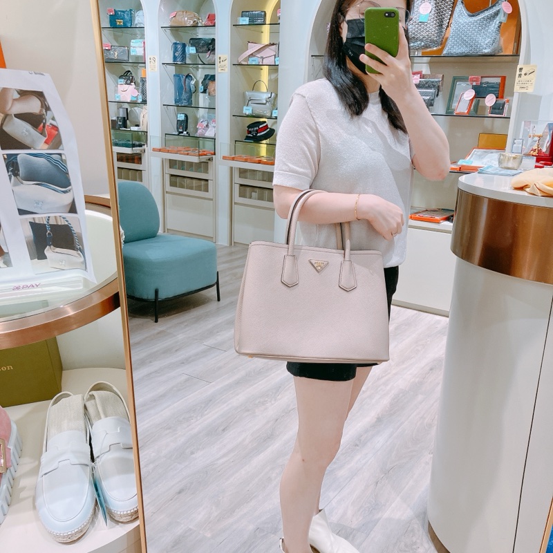 TK1807 Prada 普拉達淡粉色兩用單肩/手提包Saffiano Cuir Shoulder Bag Calfskin-27