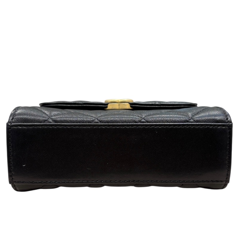 CHANEL 香奈兒 珐瑯手提/肩背包 皮革 黑色 金釦-4