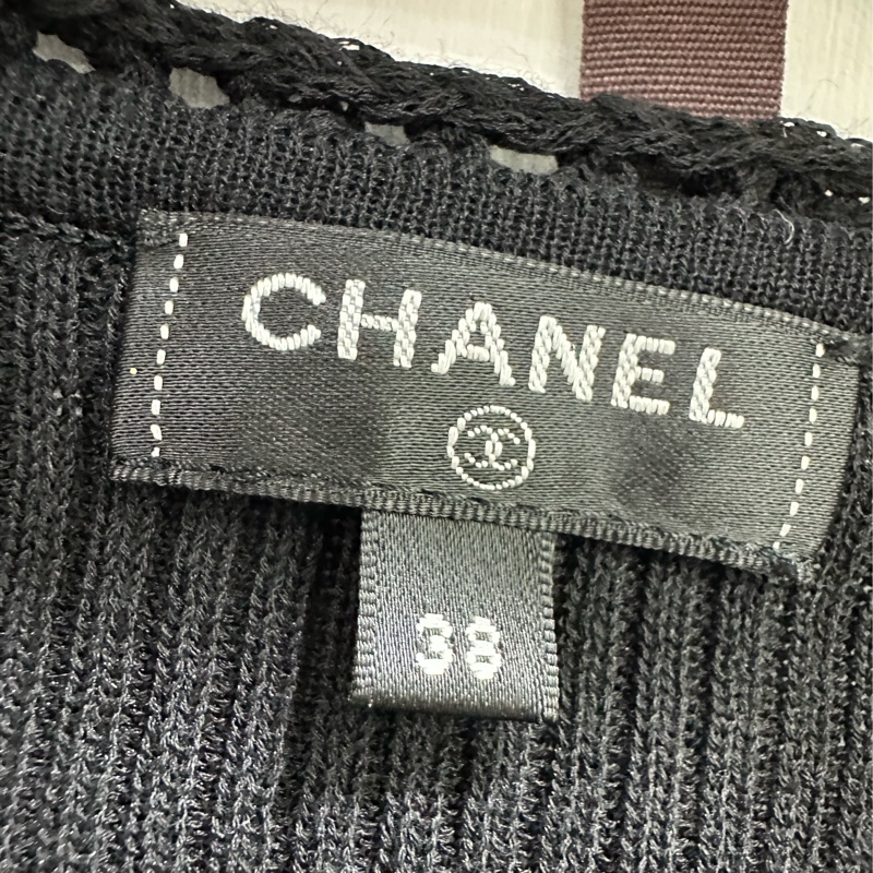 Chanel 宮廷袖針織上衣 38碼-2