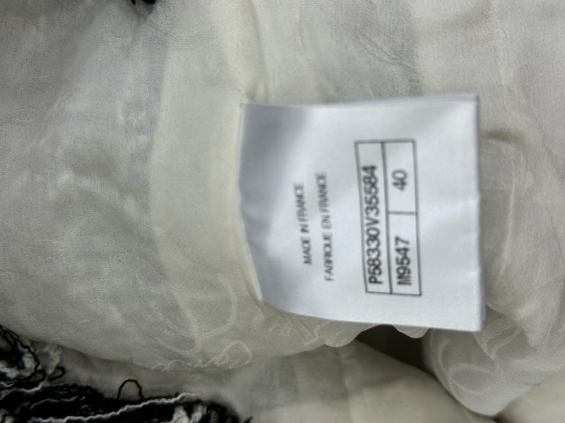 Chanel 香奈兒瀑布系列灰色粗花流蘇外套19b 40碼-3