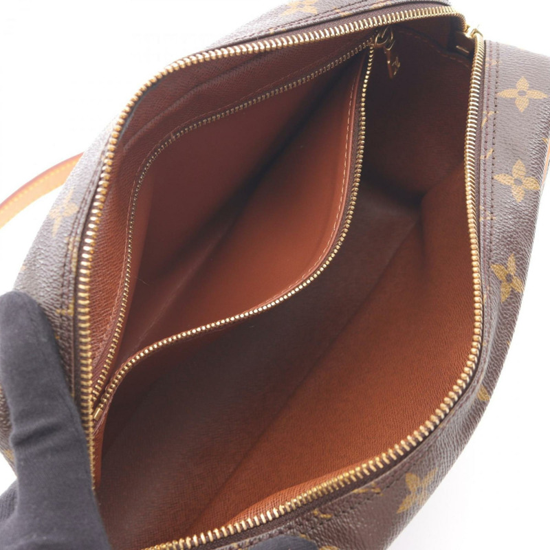 Louis Vuitton Trocadero 27 單肩包，塗佈帆布和皮革，字母組合，女款，棕色，M51274-2