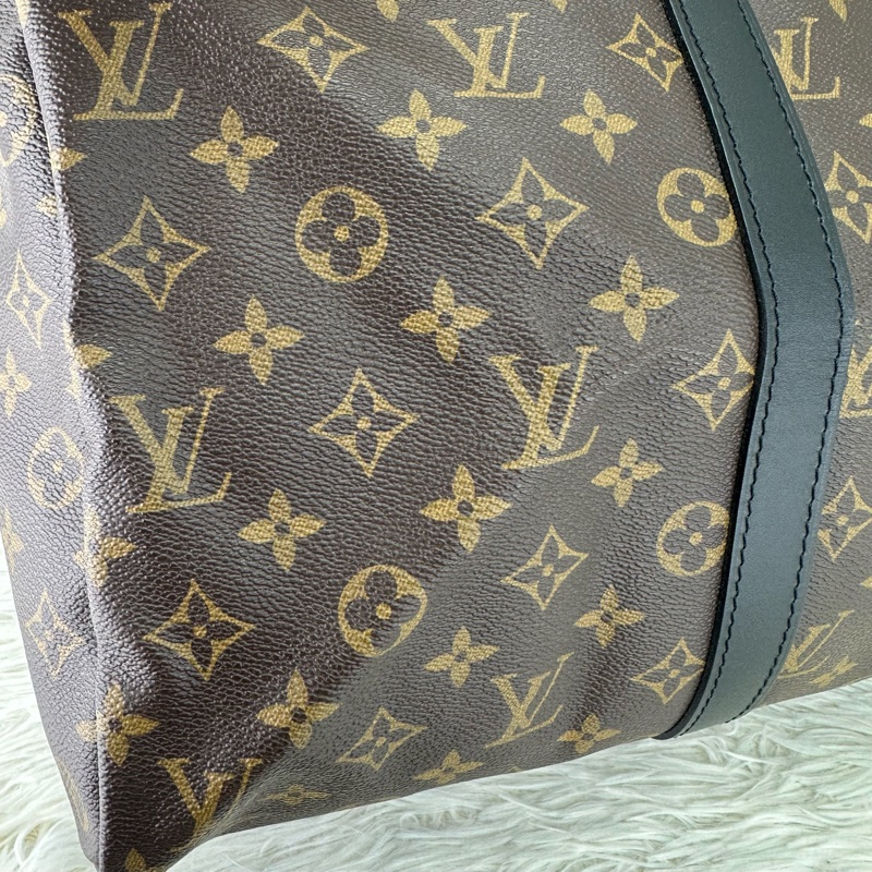 閑置品🌟LV KeepAll 45 老花拼黑色 手提單肩斜肩包-6