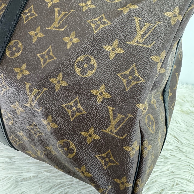 閑置品🌟LV KeepAll 45 老花拼黑色 手提單肩斜肩包-7