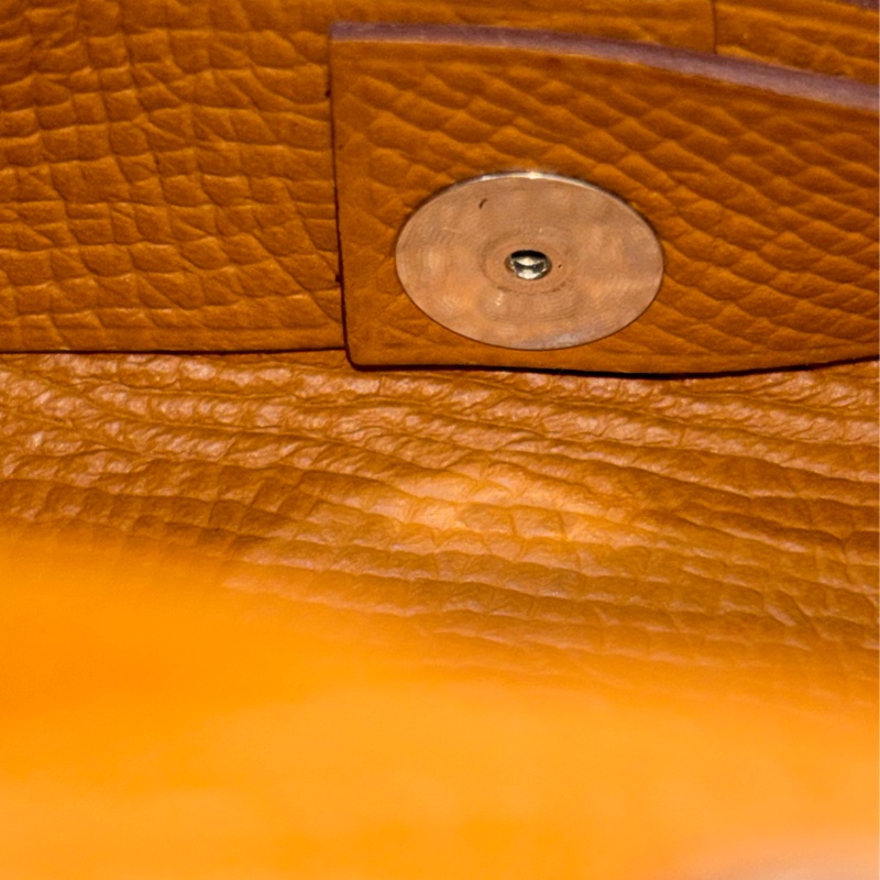 HERMES BASTIA EPSOM 焦糖色 麥穗金 大地色 牛皮 方型錢包 零錢包 硬幣包 零錢袋-17