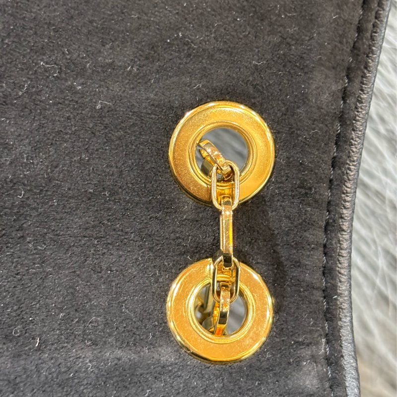 LV M48931 GERMAIN PM 黑色 牛皮 原花 壓紋 金鍊 肩背包 側背包 掀蓋包 下蓋包-22