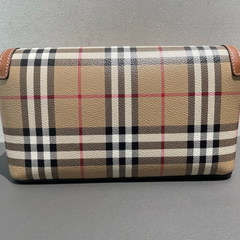 Burberry 新款復古格紋小包 手提包 肩背包 24*13.5 cm-8