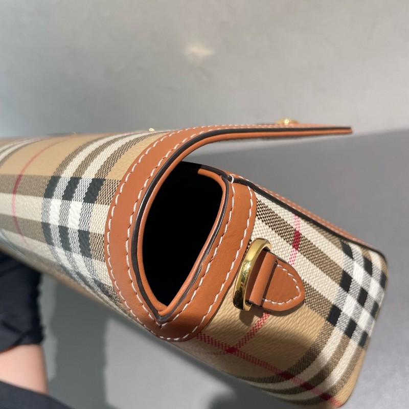 Burberry 新款復古格紋小包 手提包 肩背包 24*13.5 cm-22