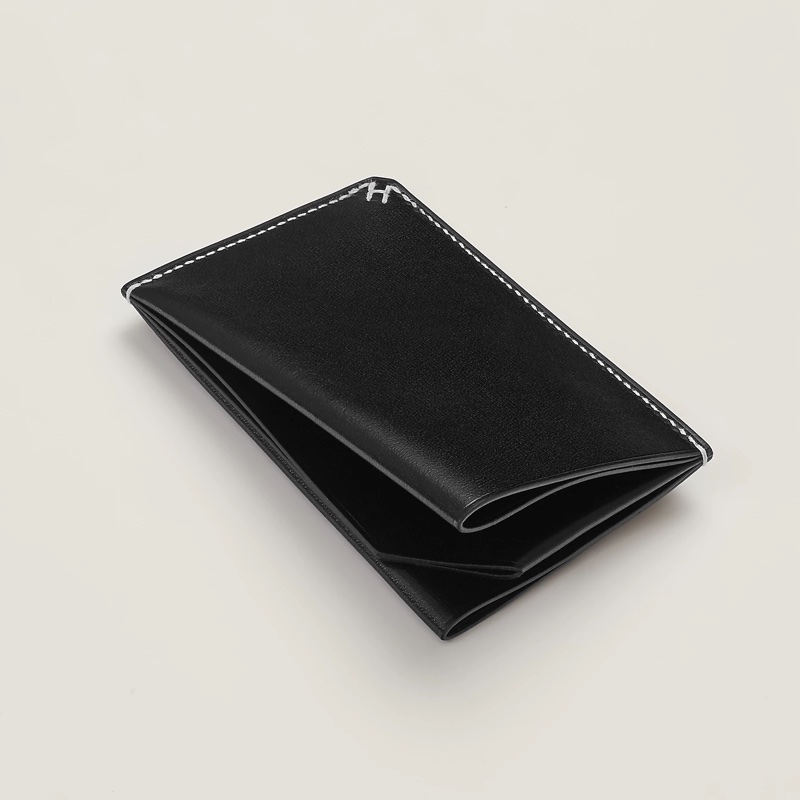 Hermes 超美 box皮 黑色 卡夾 (新品) (5人追蹤)-8