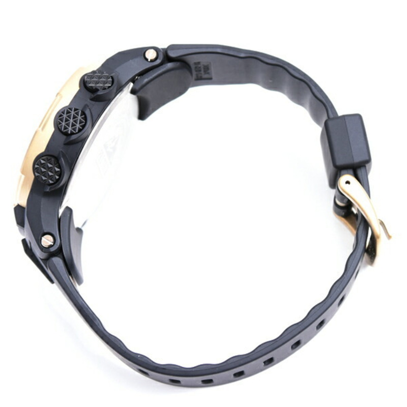 卡西歐男 Pro Trek Tough 太陽能手錶，橡膠錶帶，PRW-3100YC-1